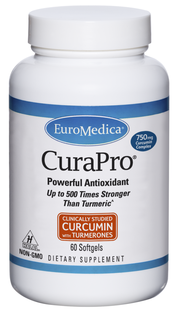EuroMedica CuraPro® (750 mg Curcumin Complex - 60 Softgel)
