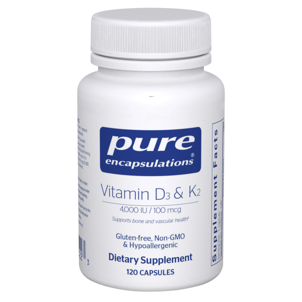Vitamin D3 & K2 120's