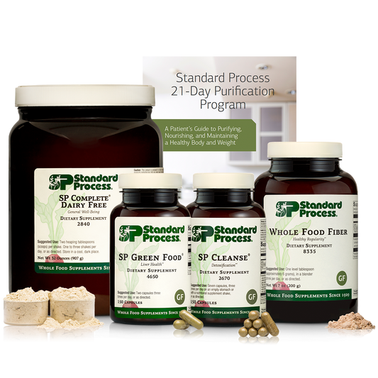 Purification Product Kit with SP Complete® Dairy Free and Whole Food Fiber, SP Complete Dairy Free and Whole Food Fiber