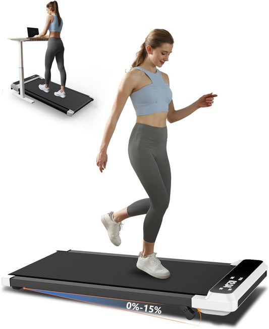 JURITS Portable Walking Pad – Compact Treadmill for Home & Office Fitness